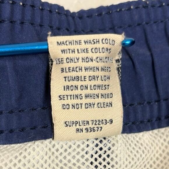 St John’s Bay Size XXL Navy White Floral Polyester Lined 2010s Men’s Swimtrunks - Picture 4 of 7